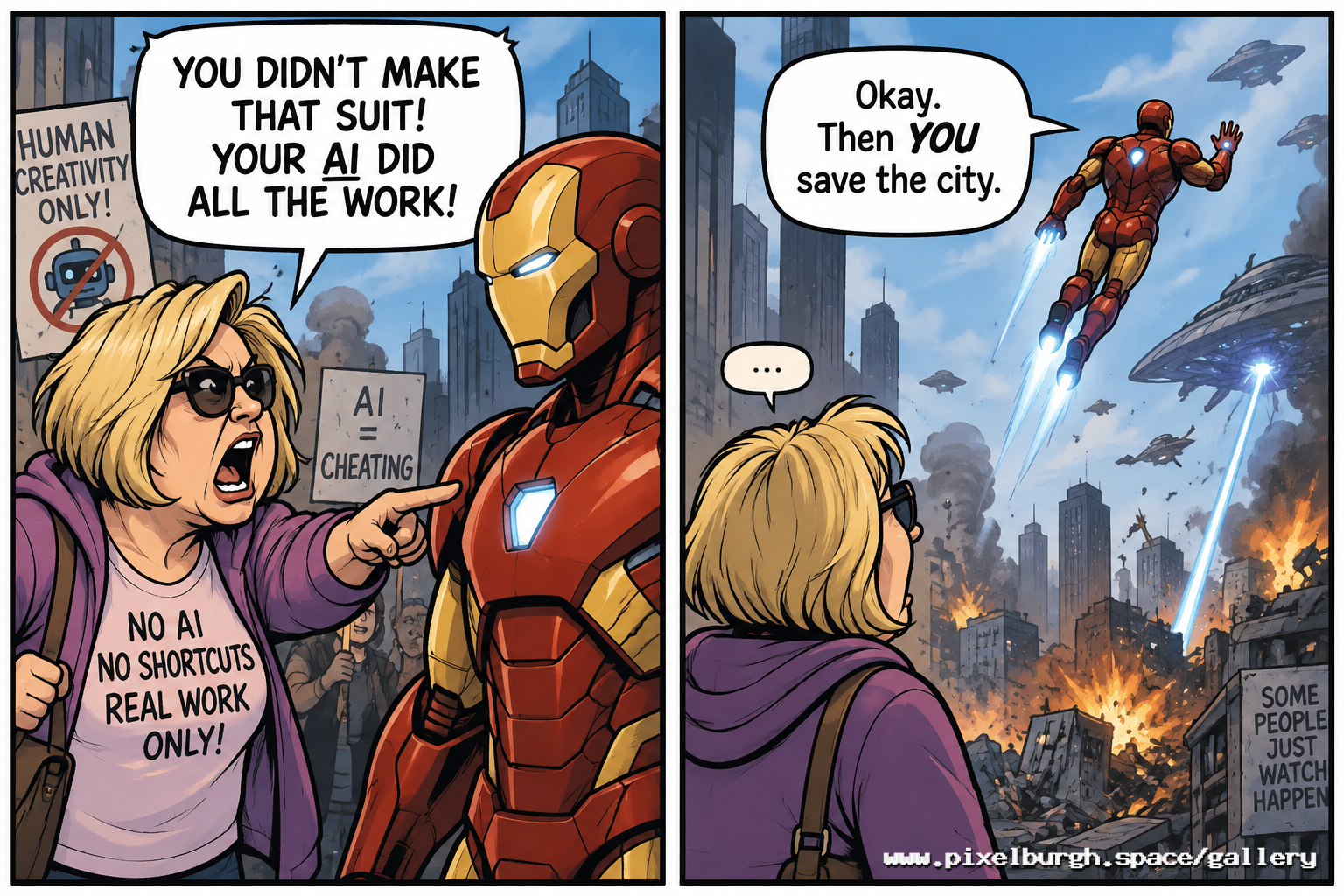 KAREN VS IRON MAN