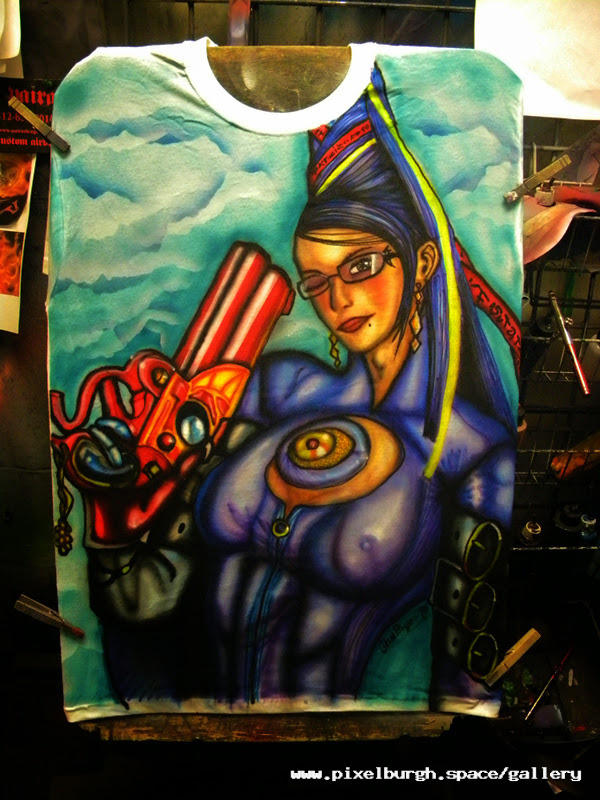 [AIRBRUSH] BAYONETTA // T-SHIRT
